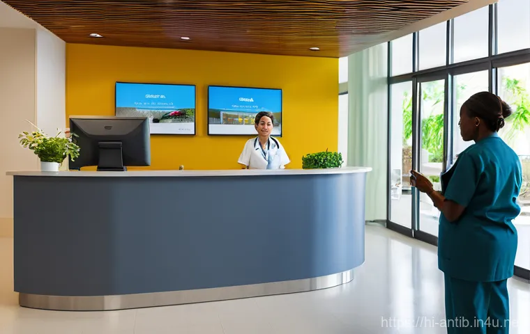 앤티가 바부다 의료 시스템 - Image Prompt 1: Modern Hospital Care at Mount Saint John Medical Center**